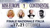 miss europe continental - 17-21 ottobre 2018